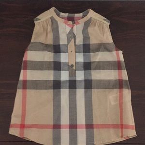 Burberry Print Sleeveless Top Authentic